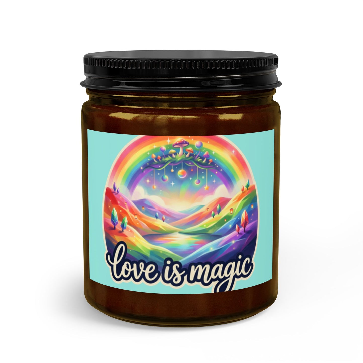Love Is Magic Candle Set — Aromatherapy Candle with Matches & Wick Trimmer